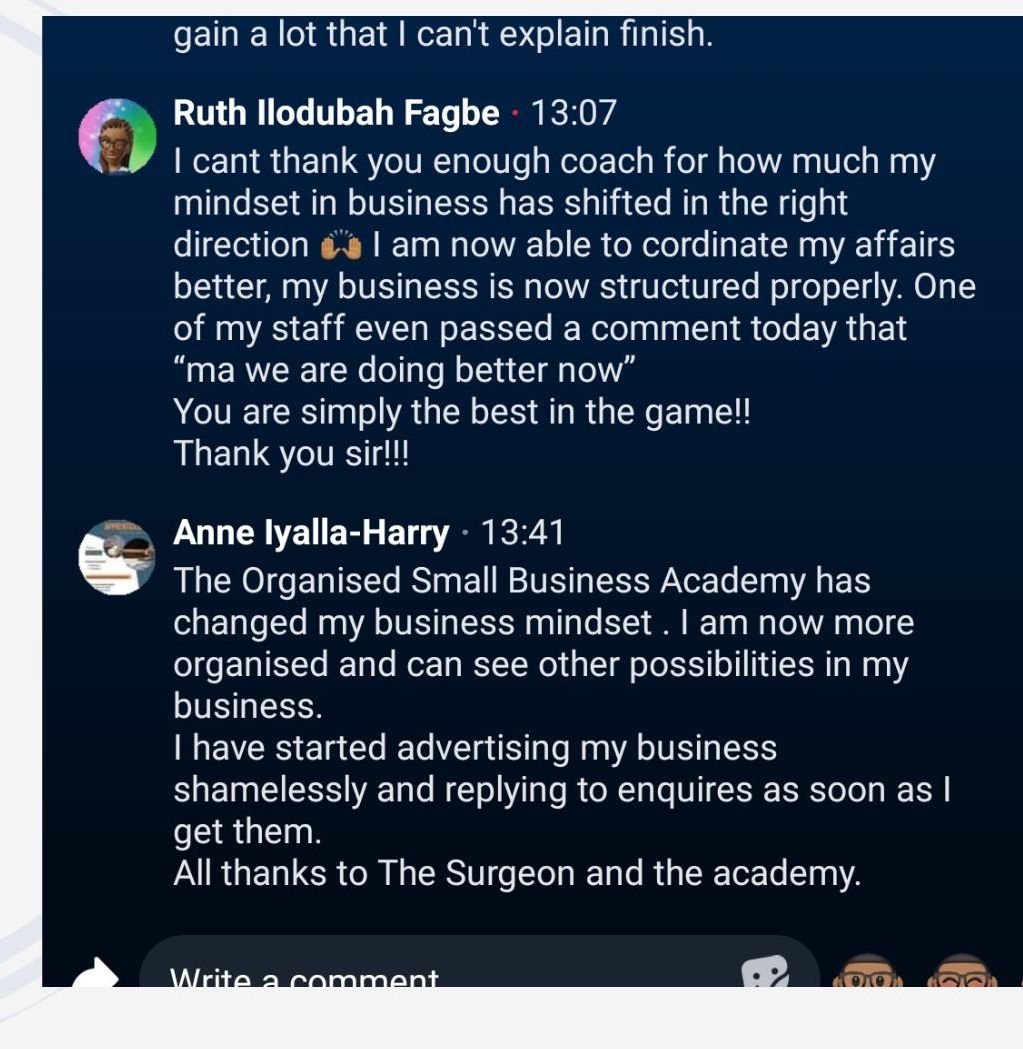 Student testimonial