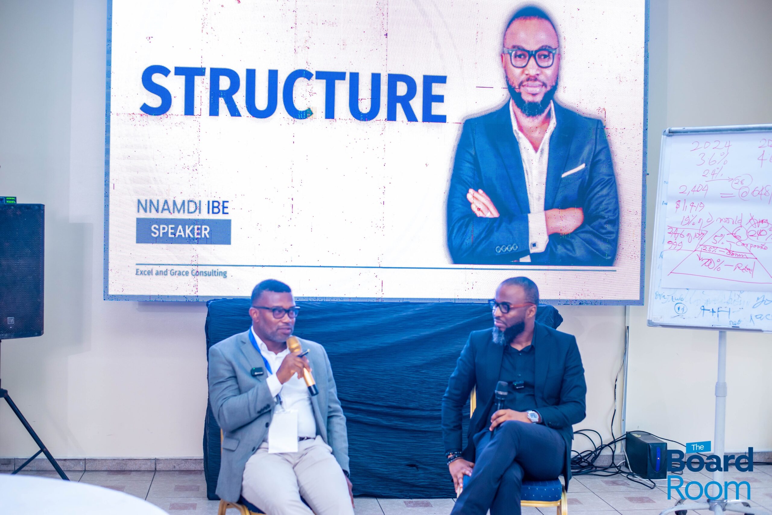 Nnamdi speaking at BoardRoom